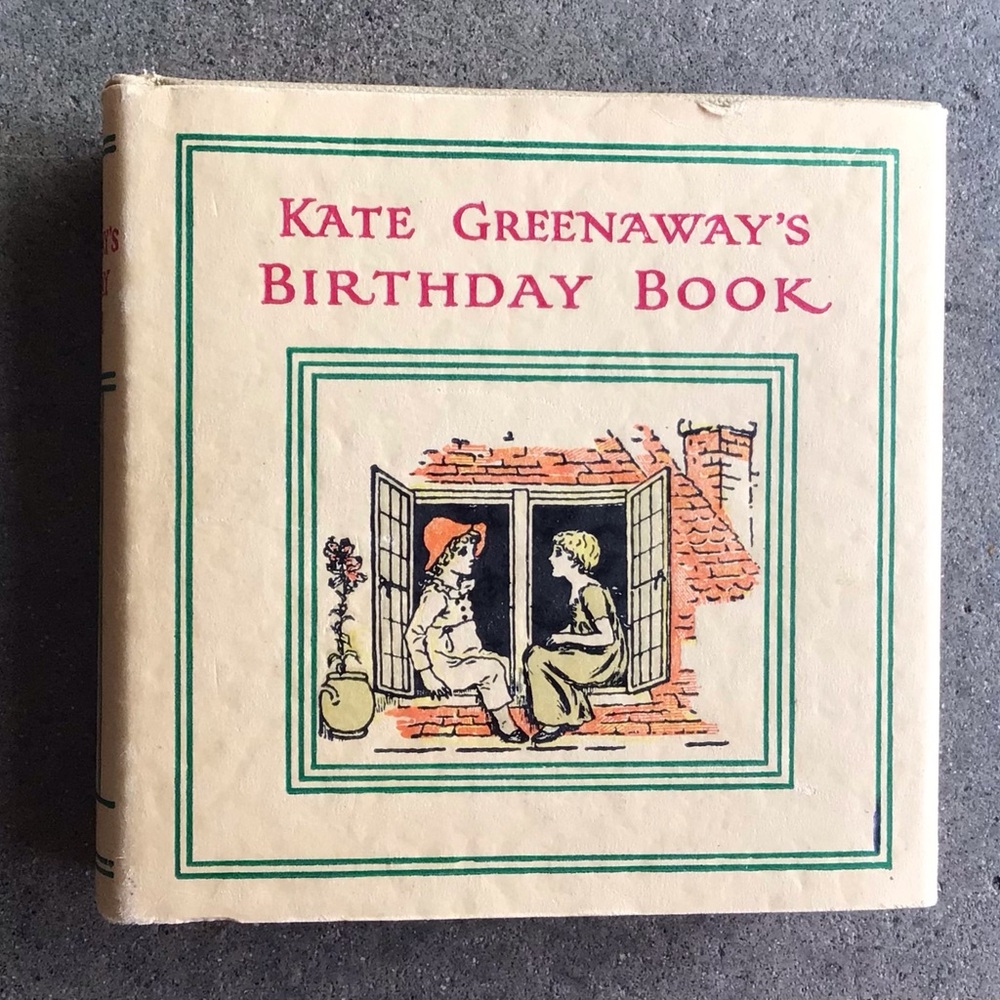 Vintage Kate Greenaway's Birthday Book 1965